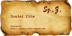 Szelei Zita névjegykártya